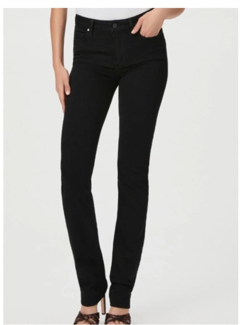 Paige Hoxton Straight Jeans Size 29 Black